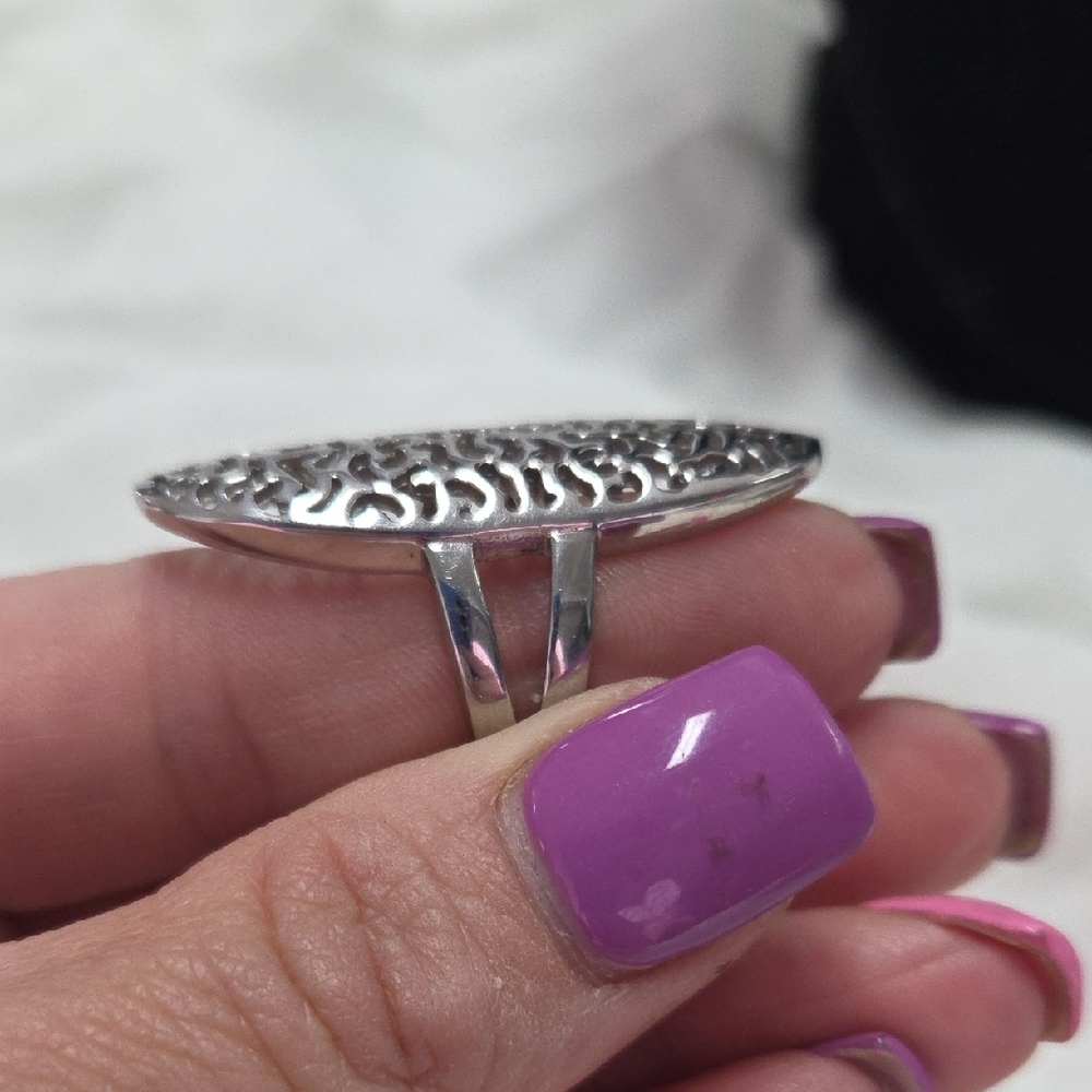 Silver Statement Ring‎ - Picture 4 of 6